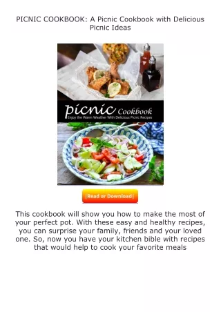 download⚡[PDF]❤ PICNIC COOKBOOK: A Picnic Cookbook with Delicious Picnic Id