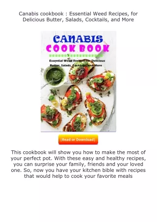 Download❤[READ]✔ Canabis cookbook : Essential Weed Recipes, for Delicious B