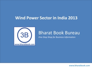 Wind Power Sector in India 2013