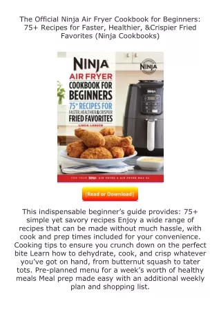 ❤️get (⚡️pdf⚡️) download The Official Ninja Air Fryer Cookbook for Beginner