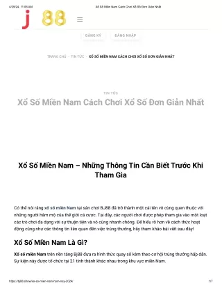 Xổ Số Miền Nam – Những Thông Tin Cần Biết Trước Khi Tham Gia