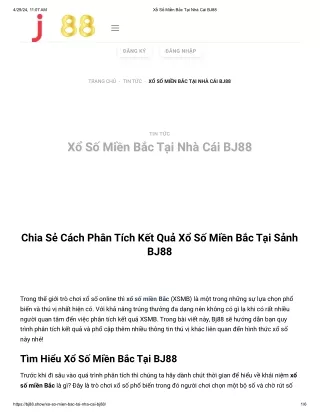 Chia Sẻ Cách Phân Tích Kết Quả Xổ Số Miền Bắc Tại Sảnh BJ88