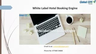 White Label Hotel Booking Engine