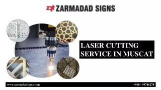 LASER CUTTING SERVICE IN MUSCAT