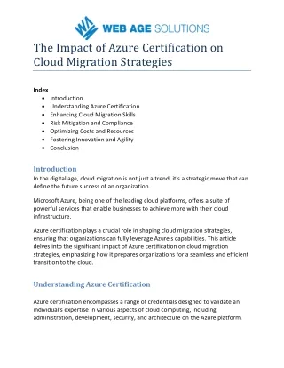 The Impact of Azure Certification on Cloud Migration Strategies (2)