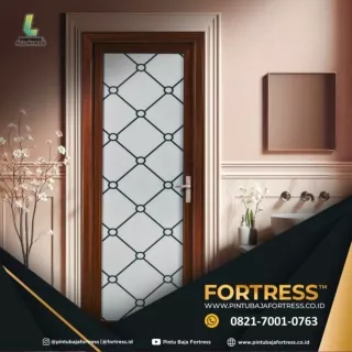 ESTETIK!!! WA 0821 7001 0763 (FORTRESS) Bahan Pintu Aluminium Coklat di Denpasar