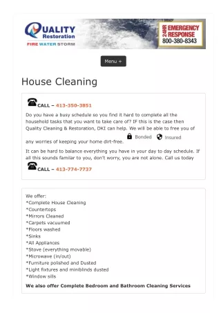 House Cleaning