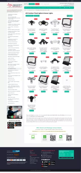Sensor Lights By AGM Electrical Supplies