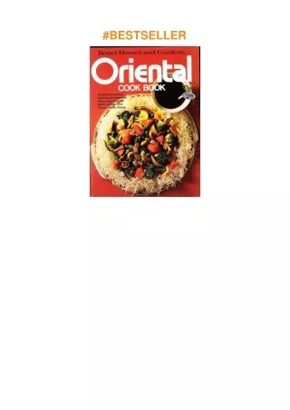 [DOWNLOAD]⚡️PDF✔️ Better Homes and Gardens Oriental Cook Book