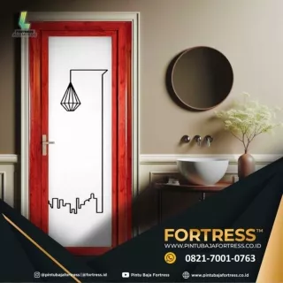 UNGGUL!!! WA 0821 7001 0763 (FORTRESS) Bahan Pintu Aluminium Putih di Pangkalpinang