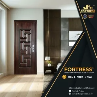 EKSKLUSIF!!! WA 0821 7001 0763 (FORTRESS) Pintu Rumah Minimalis 2 Pintu di Tangerang