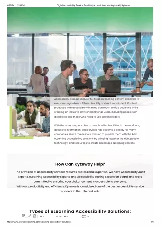 Digital Accessibility Service Provider _ Accessible eLearning for All _ Kyteway