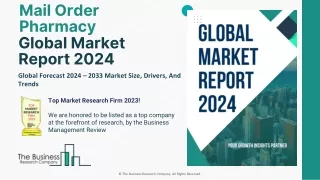 Mail Order Pharmacy Market Trends, Growth Analysis, Opportunities By 2033