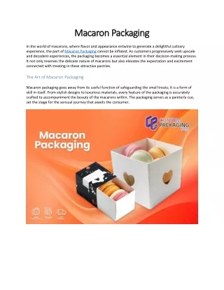 Macaron Packaging