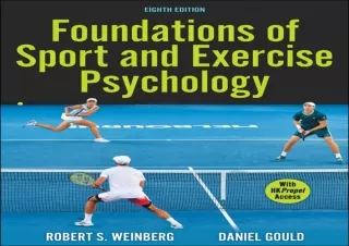 Read  [PDF]  Foundations of Sport and Exercise Psychology