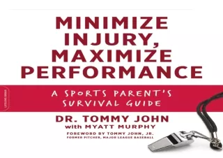 ❤ PDF/READ ⚡/DOWNLOAD  Minimize Injury, Maximize Performance