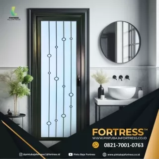 EKSKLUSIF!!! WA 0821 7001 0763 (FORTRESS) Bahan Pintu Aluminium Hitam di Tangerang