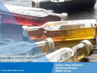 Acetic Acid Market Size, Share, Trends, Growth, And Forecast 2023-2028