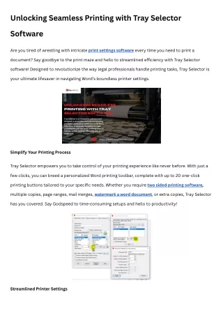 Unlocking Seamless Printing with Tray Selector Software (1)