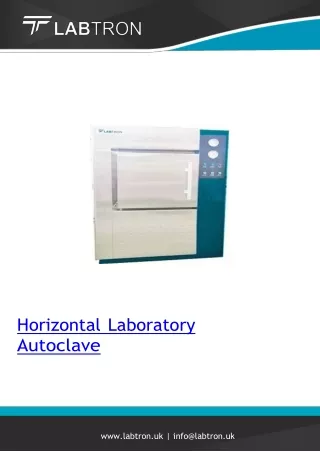 Horizontal Laboratory Autoclave/Net Weight 1100 kg