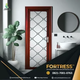 KUAT!!! WA 0821 7001 0763 (FORTRESS) Harga Pintu Aluminium Coklat di Serang