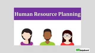 Human Resource Planning