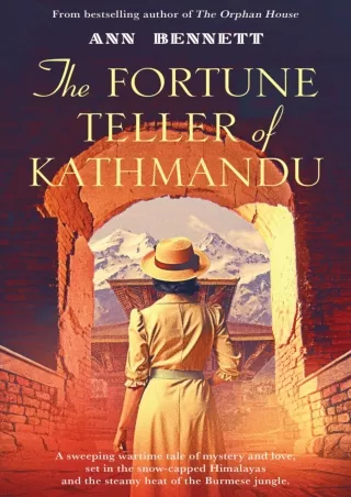 ⚡Read✔[PDF] The Fortune Teller of Kathmandu: A sweeping wartime tale of mystery and love,