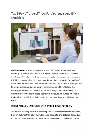 Top 9 Revit Tips And Tricks For Architects And BIM Modelers