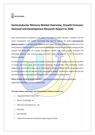 Semiconductor Memory