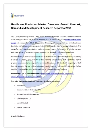 Healthcare Simulation