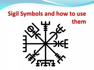 Sigil Symbols and how to use them