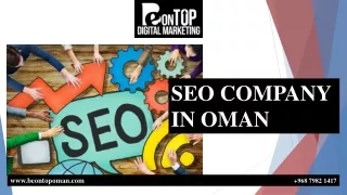 SEO COMPANY IN OMAN