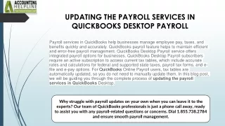 Step-by-Step Fix for QuickBooks Payroll Error PS107