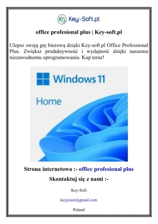 office profesional plus    Key-soft.pl