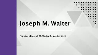 Joseph M. Walter - Experienced Professional From Largo, Florida