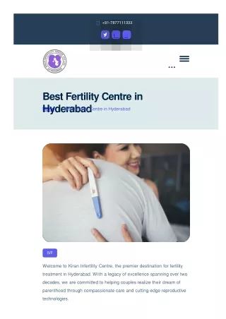 Best Fertility Centre in Hyderabad