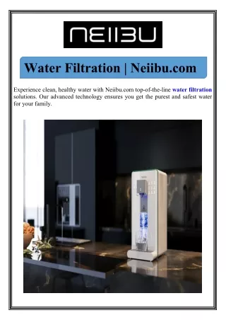 Water Filtration Neiibu.com