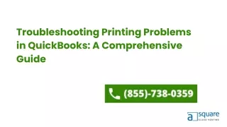 Troubleshooting Printing Problems in QuickBooks A Comprehensive Guide