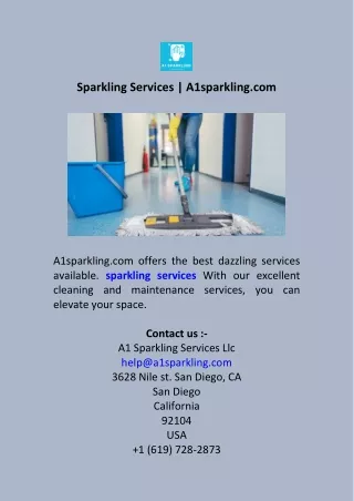 Sparkling Services  A1sparkling.com