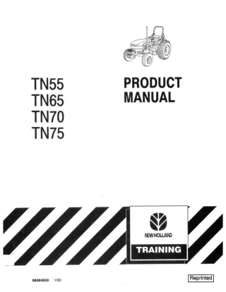 New Holland TN55 TN65 TN70 TN75 Tractors Operator’s Manual Instant Download (Publication No.86584839)