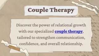 Couple Therapy