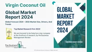 Virgin Coconut Oil Industry Share, Size, Segments and Forecast 2024-2033