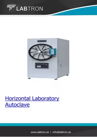 Horizontal Laboratory Autoclave/Gross Weight 570 kg