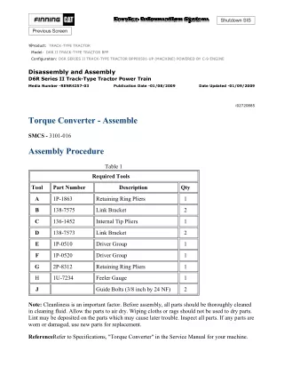 Caterpillar Cat D6R II TRACK-TYPE TRACTOR (Prefix BPP) Service Repair Manual (BPP00501 and up)