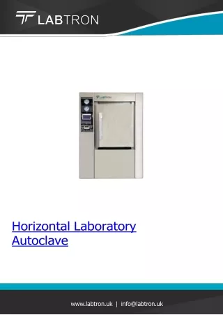 Horizontal Laboratory Autoclave/Net Weight 1100  kg