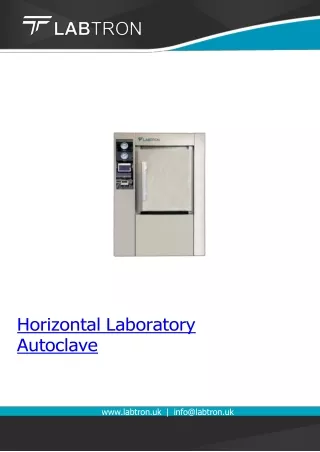 Horizontal Laboratory Autoclave/Net Weight 1900 kg