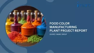 Food Color Manufacturing Plant Project Report 2024