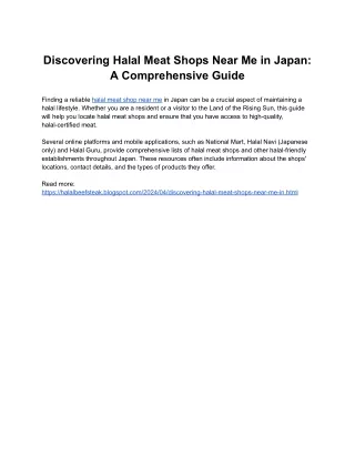 Discovering Halal Meat Shops Near Me in Japan_ A Comprehensive Guide