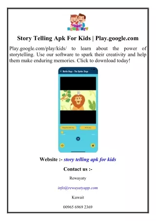 Story Telling Apk For Kids  Play.google.com