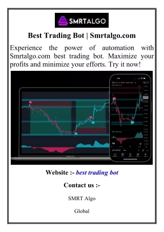 Best Trading Bot  Smrtalgo.com